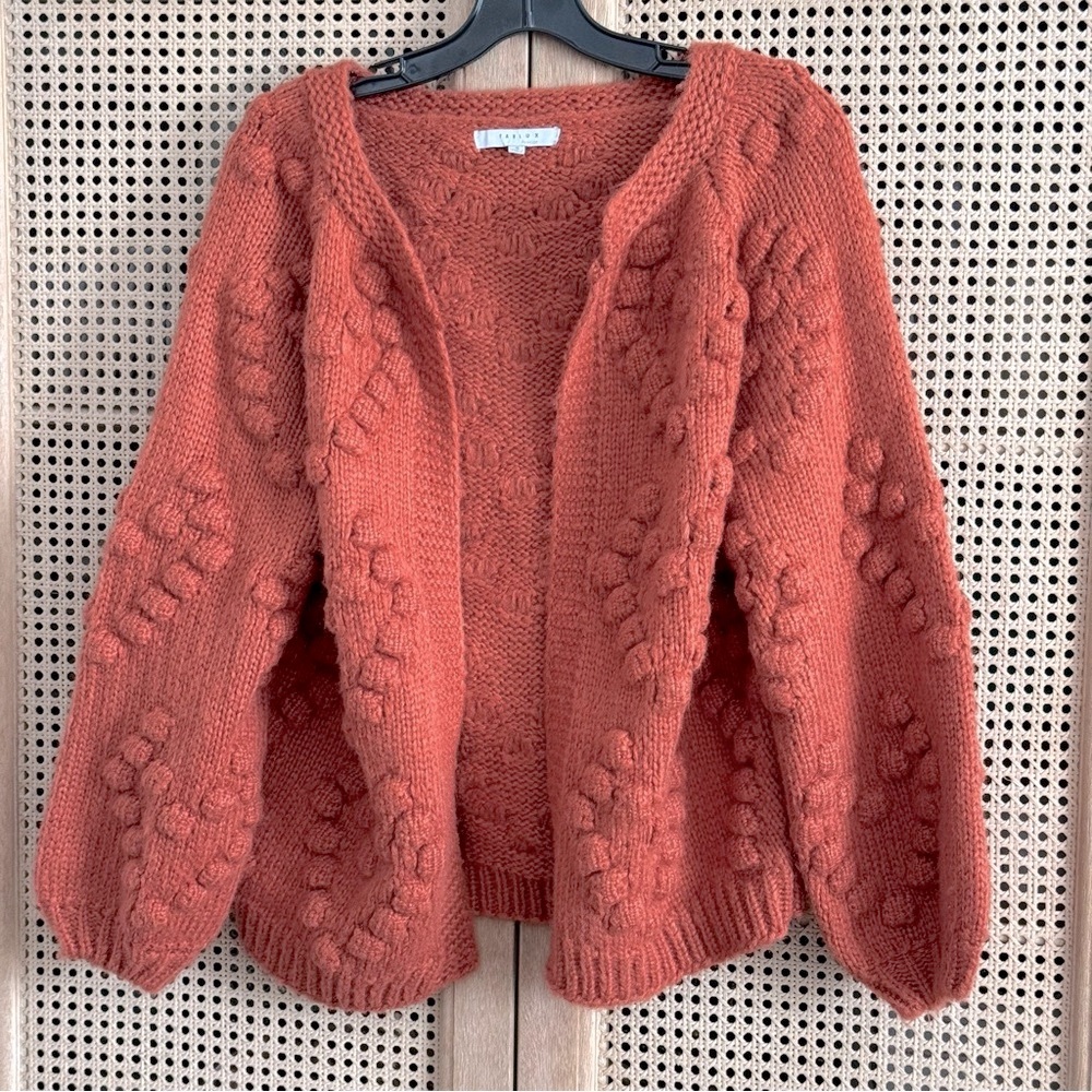 FAVLUX | Fashion Chunky Heart Knit 3D Cardigan Sweater Size S